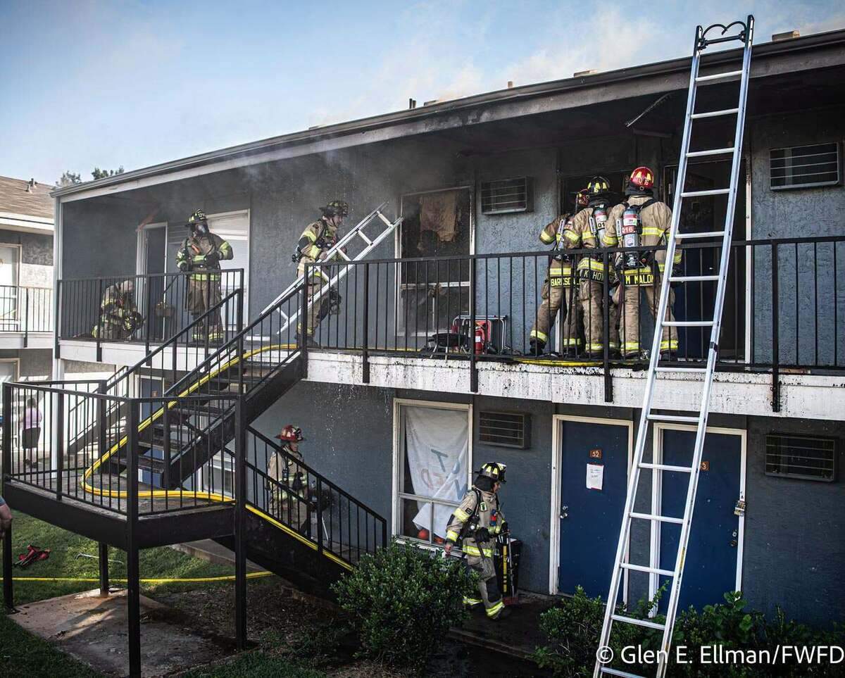Firefighters responded to a grease fire Monday, July 27, 2026, at a west Fort Worth apartment complex. The blaze was brought under control in less than 15 minutes and no injuries were reported.